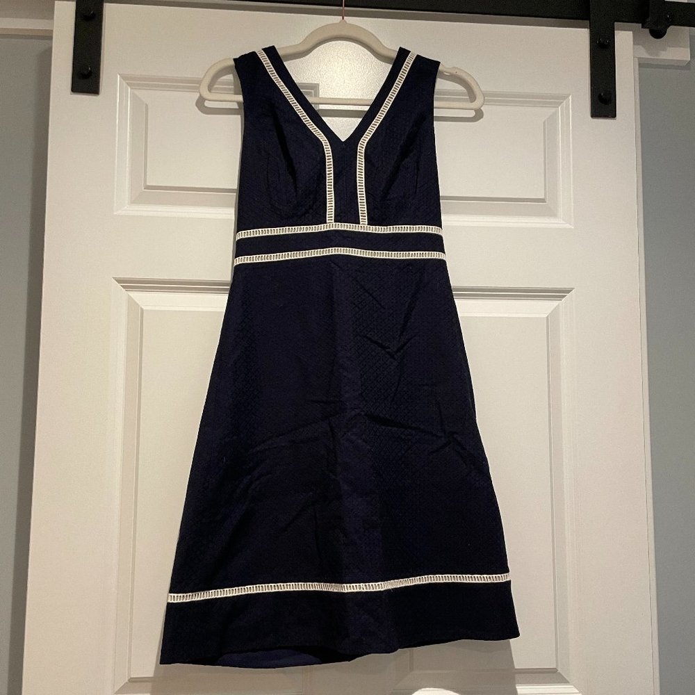 Kate Spade A Line Jacquard Dress